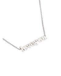 Jennifer Meyer | Gray 'love You' 18k White Gold Pendant Necklace | Lyst