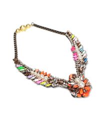 Shourouk | Multicolor Tabatha Necklace | Lyst