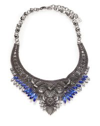 DANNIJO | Metallic Elias Crystal Collar Necklace | Lyst