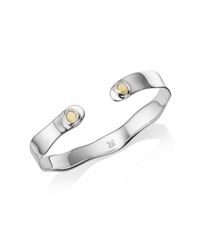 Monica Vinader | Metallic Siren Thin Cuff | Lyst