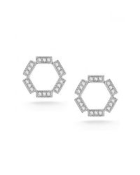 Dana Rebecca | Pink Brielle Rose Stud Earring | Lyst