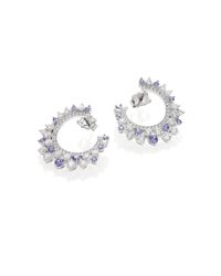 Adriana Orsini | Metallic Sweet Embrace Swirl Earrings | Lyst