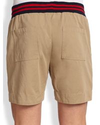 mens drawstring chino shorts