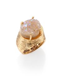 Kelly Wearstler | Pink Tesani Peach Druzy Ring | Lyst