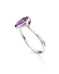 Monica Vinader | Purple Siren Stacking Ring | Lyst