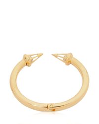 Vita Fede | Metallic Titan Caged Bracelet With Crystal Ball | Lyst