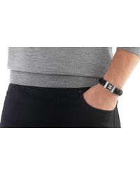 John Hardy | Black Dayak Large Rectangular Bracelet for Men | Lyst