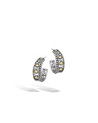 John Hardy | Metallic Legends Naga Medium Hoop Earrings | Lyst