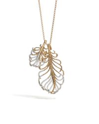 John Hardy | Metallic Classic Chain Double Drop Pendant | Lyst