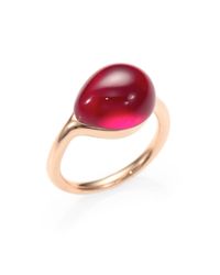 Pomellato | Pink Rouge Passion Cabochon Ring | Lyst