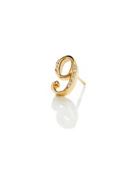 Lulu Frost | Metallic Code Number 18kt #9 Earring | Lyst