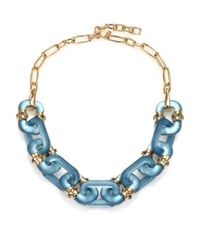 Alexis Bittar | Blue Sport Deco Lucite Link Necklace | Lyst