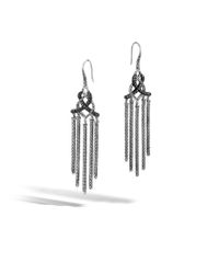 John Hardy | Black Classic Chain Chandelier Earrings | Lyst