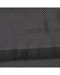 Emporio Armani | Gray Scarf for Men | Lyst