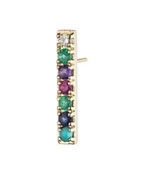 Lulu Frost - Metallic New Code 18kt Dearest Stud - Lyst