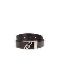 Brioni - Dark Brown Leather Belt for Men - Lyst