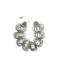 Night Market - Gray Silver Five Turns Necklace - Lyst