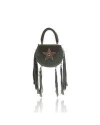 Salar - Multicolor Olive Green Suede And Leather Mimi Bag - Lyst