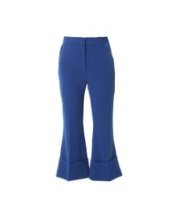 Stella McCartney - Blue Wool Trousers - Lyst
