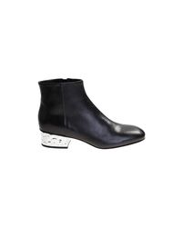 McQ - Black Leather Shoes - Lyst
