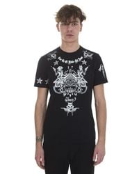 Givenchy | Printed Black Cotton T-shirt for Men | Lyst