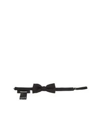 DSquared² - Black Silk Blend Bow Tie for Men - Lyst