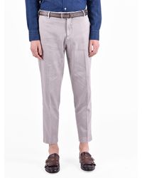 Dell'Oglio - Multicolor Linen And Cotton Trousers for Men - Lyst