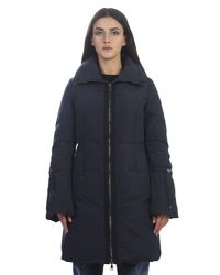 Moncler - Blue Padded Nylon Alnus 3/4 Coat - Lyst