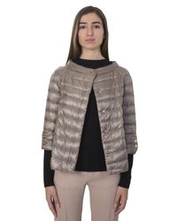 Herno - Multicolor Taupe Nylon Ultralight Padded Jacket - Lyst