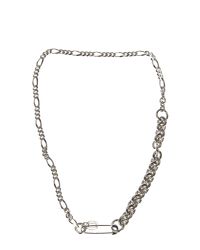 Valentino - Metallic Silver Metal Necklace - Lyst