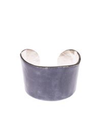 LITTLE WOMAN PARIS - Multicolor Metal And Resin Bangle - Lyst