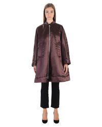 Santoni - Multicolor Nylon Satin Coat - Lyst
