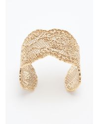 Aurelie Bidermann | Metallic 'vintage Lace' Cuff | Lyst