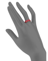 Ippolita | Metallic Glamazon Orange Sapphire & 18k Yellow Gold Band Ring | Lyst