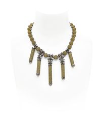 Eshvi | Metallic X-ray Necklace | Lyst