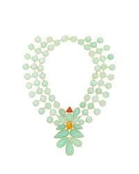 Irene Neuwirth | Green One Of A Kind 18k Gold And Mint Chrysoprase Necklace | Lyst