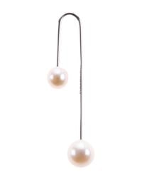 Asherali Knopfer | Pink Two Pearl Earrings | Lyst