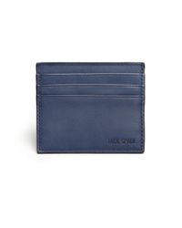 Jack Spade | Blue Grant Leather Card Case for Men | Lyst