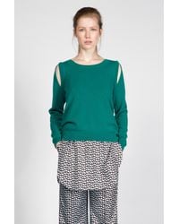 Dorothee Schumacher - Green Drape And Dream Pullover 1/1 - Lyst