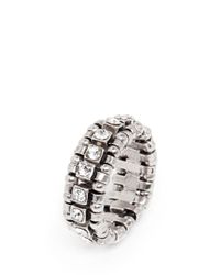 Philippe Audibert | Metallic Crystal On Cube Ring | Lyst