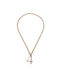Lulu Frost - Metallic Plaza Large Number 4 - Lyst