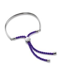 Monica Vinader | Metallic Fiji Friendship Bracelet | Lyst