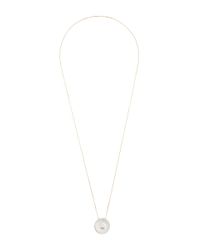 Noor Fares | Metallic Quartz And White Diamond Tilsam Carved Eclipse Pendant | Lyst