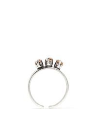 Philippe Audibert | Metallic 'paola' Swarovski Crystal Ring | Lyst