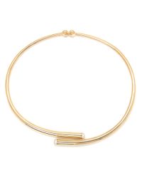 Eddie Borgo | Metallic Yellow Gold Pearl Hinged Choker | Lyst