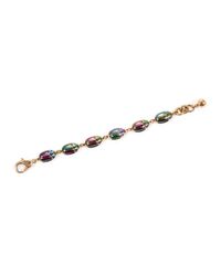 Lulu Frost | Blue Scarab Procession Bracelet | Lyst