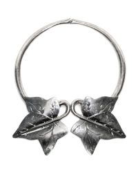 Alexander McQueen | Metallic Ivy Choker | Lyst
