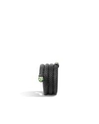 John Hardy | Black Classic Chain Coil Ring With Tsavorite | Lyst