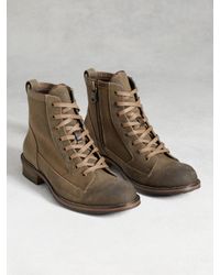John Varvatos | Brown Lincoln Utility Boot for Men | Lyst