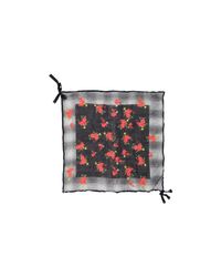 High - Black Square Scarf - Lyst